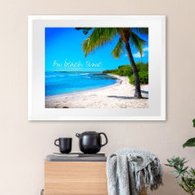 Hawaii Tropical Palm Tree Sand Foto on Beach Time