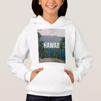 Hawaii Tropical Palm Trees Aesthetic Hoodie