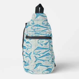 hawaii tropischer Aloha-Druck Crossbody Bag
