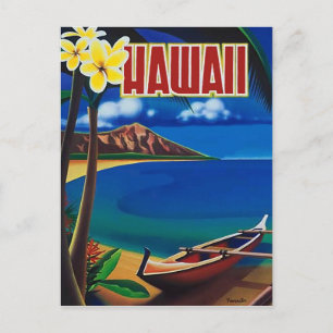 Hawaii, tropisches Paradies, Fischerboot an der Kü Postkarte