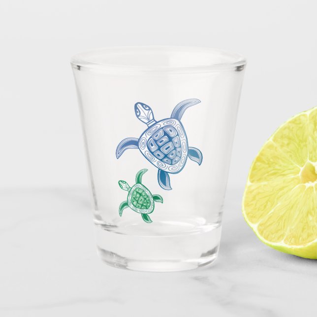 Hawaii Turtle Shot Glas (Vorderseite)