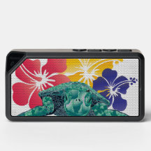 Hawaii Turtle und Blume