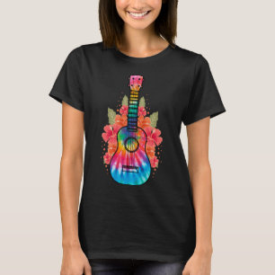 Hawaii Uke Blume Ukulele Guitar T-Shirt