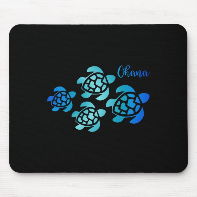 Hawaii Urlaub Tropical H Mousepad (Vorne)