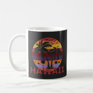 Hawaii US Vintag Palm Trees Travel Kaffeetasse