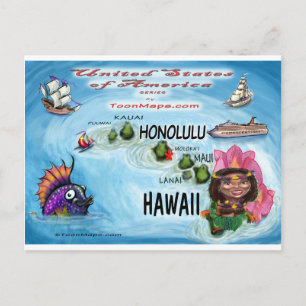 Hawaii USA Card Postkarte