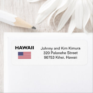 Hawaii USA Flag Light Color