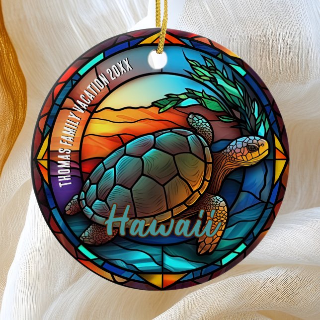 Hawaii Vacation Souvenir Keramik Ornament (Von Creator hochgeladen)