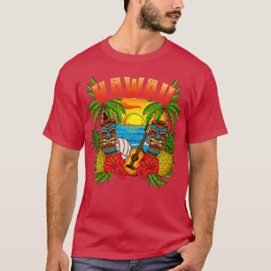 Hawaii Vacation Surfing Beach Hawaiian Souv T-Shirt