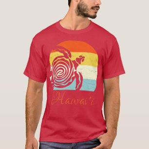 Hawaii Vintag Retro Sea Turtle Hawaiian Vacation T-Shirt