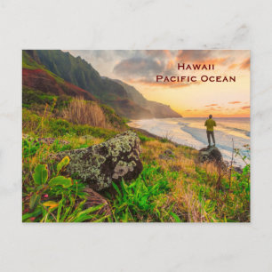 Hawaii Vintag Tourismus Reisen hinzufügen Postkarte