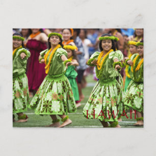 Hawaii Vintag Tourismus Reisen hinzufügen Postkarte