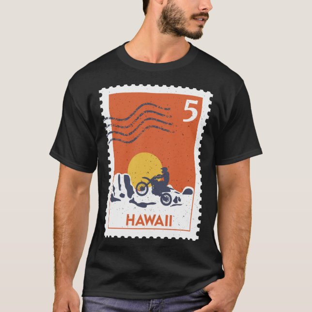 Hawaii Vintage Retro Style USA T-Shirt (Vorderseite)