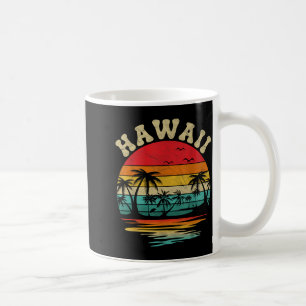 Hawaii Vintage-Sonnenuntergang Tropisch Hawaiian S Kaffeetasse