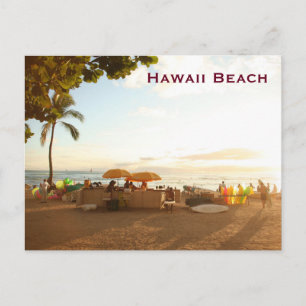 Hawaii Vintage Tourismus Reise Hinzufügen Postkarte