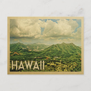 Hawaii Vintage Travel Postkarten