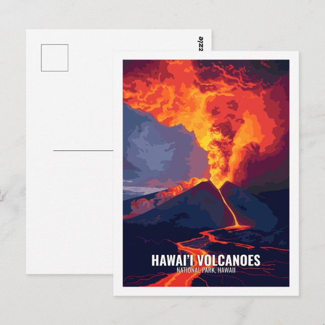 Hawai'i Volcanoes National Park Hawaii USA Postkarte (Vorne/Hinten)