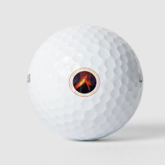 Hawaii Volcanoes National Park T - Shirt Camping H Golfball