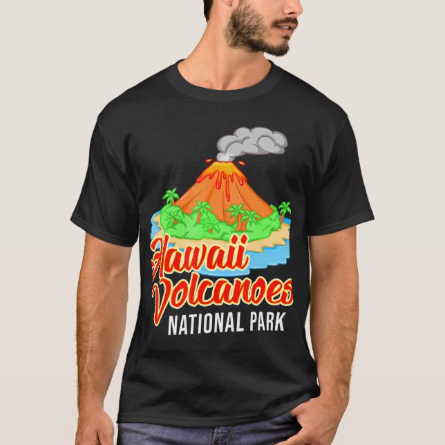 Hawaii Volcanoes National Park Verschenken Vulkano T-Shirt (Vorderseite)
