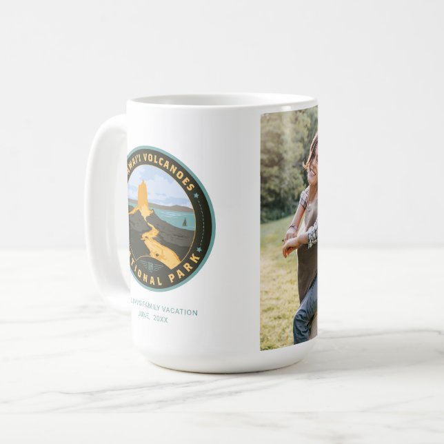 Hawaii Volcanoes-Nationalpark Kaffeetasse (Vorderseite Links)