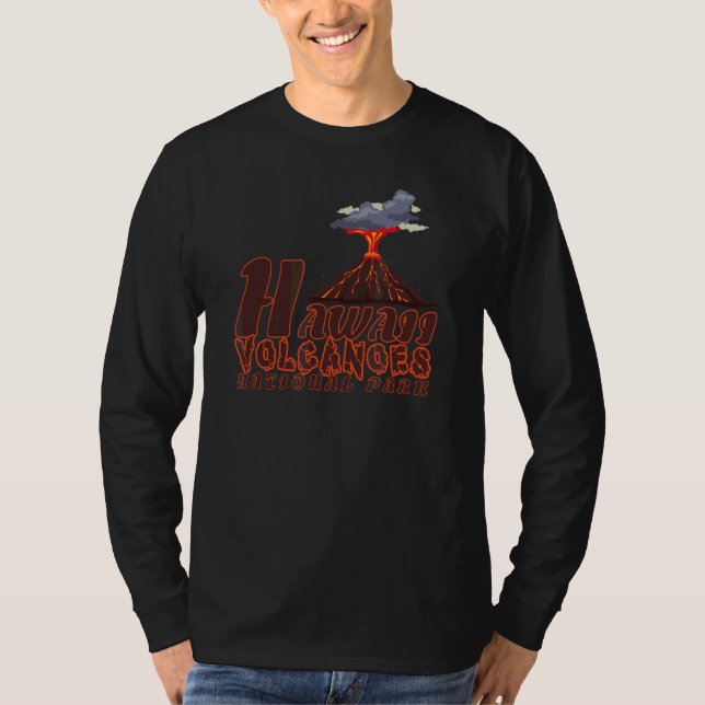Hawaii Volcanoes Nationalpark Kilauea Mauna Lounge T-Shirt (Vorderseite)