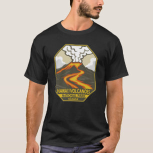 Hawaii Volcanoes Nationalpark Kilauea Retro T-Shirt