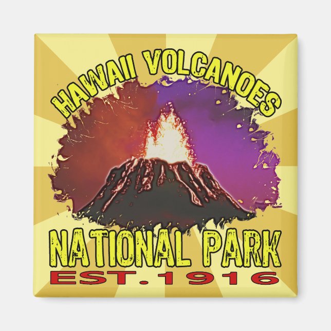 Hawaii Volcanoes-Nationalpark Magnet (Vorne)