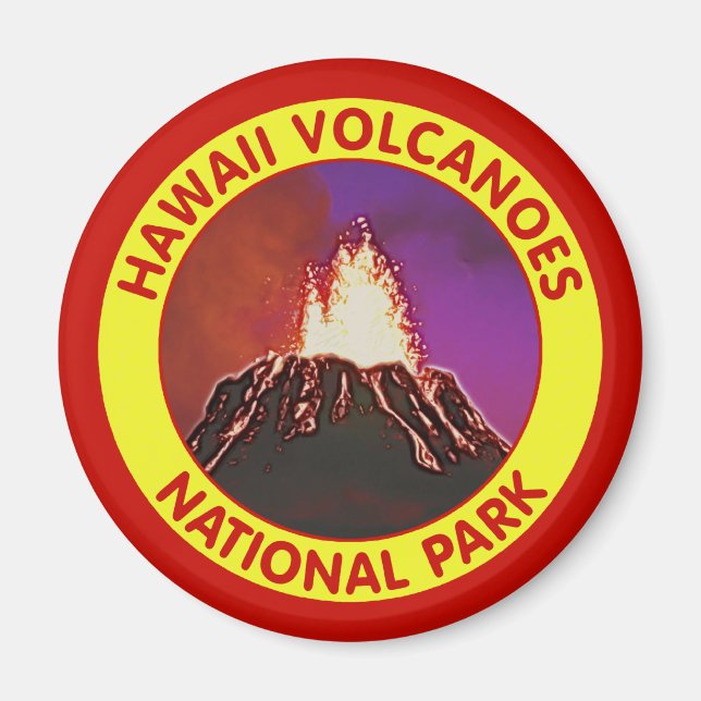 Hawaii Volcanoes-Nationalpark Magnet (Vorne)