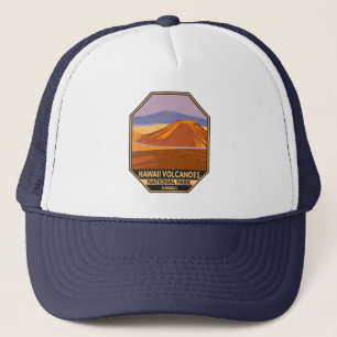 Hawaii Volcanoes Nationalpark Mauna Kea Vintage Truckerkappe
