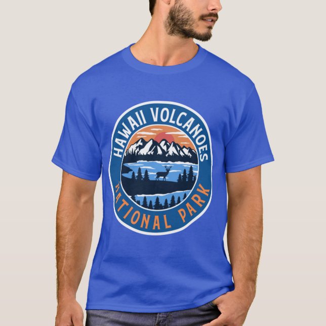 Hawaii Volcanoes Nationalpark Oversifiziert T-Shirt (Vorderseite)