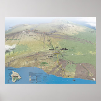 Hawai'i Volcanoes Nationalpark Poster