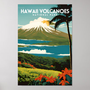 Hawaii Volcanoes-Nationalpark Poster