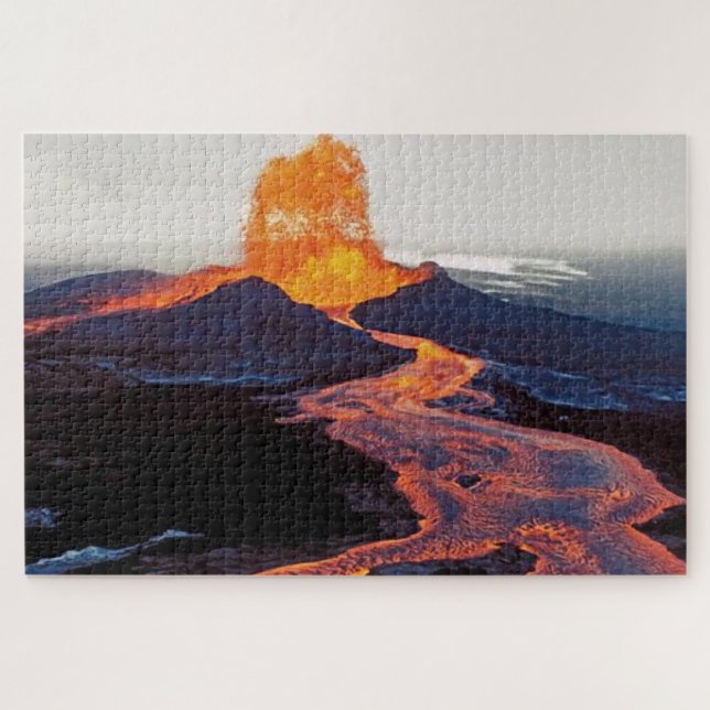 Hawaii Volcanoes-Nationalpark Puzzle (Horizontal)
