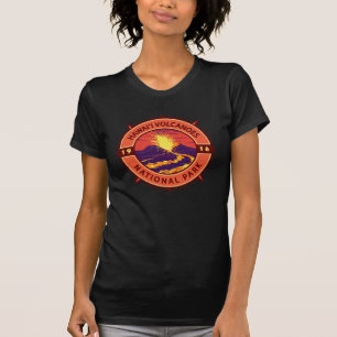 Hawaii Volcanoes Nationalpark Retro Kompass T-Shirt
