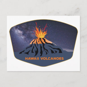 Hawaii Volcanoes Nationalpark souvenir Hawaii Postkarte