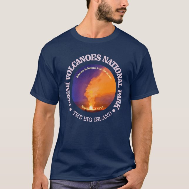 Hawaii Volcanoes-Nationalpark T-Shirt (Vorderseite)