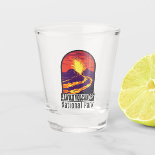 Hawaii Volcanoes Nationalpark Vintag Schnapsglas