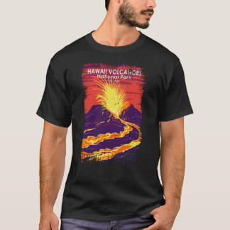 Hawaii Volcanoes Nationalpark Vintag T-Shirt