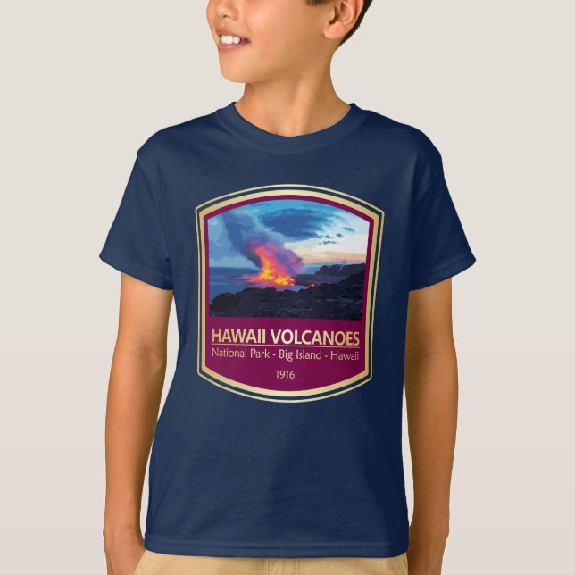 Hawaii Volcanoes NP (PF1) T-Shirt (Vorderseite)