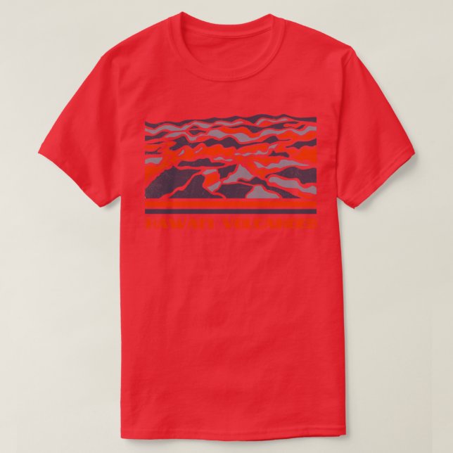 Hawaii Volcanoes US National Park Geschenk Hawaii  T-Shirt (Design vorne)