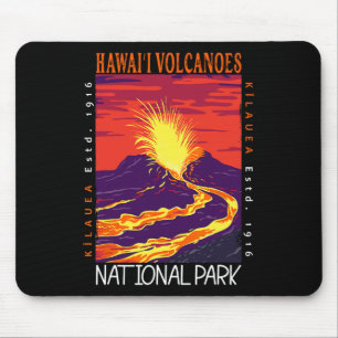 Hawaii Vulkane Nationalpark Kilauea Vulkan Vin Mousepad