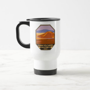 Hawaii Vulkane Nationalpark Mauna Kea Vintage Reisebecher