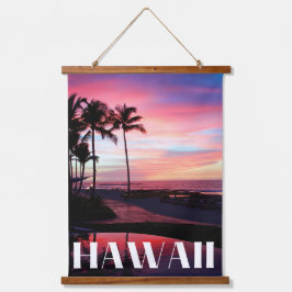 Hawaii Wandteppich Mit Holzrahmen
