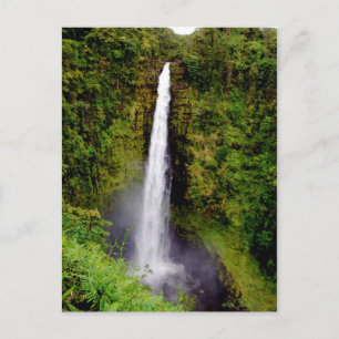 Hawaii Waterfall Akaka Falls Postkarte