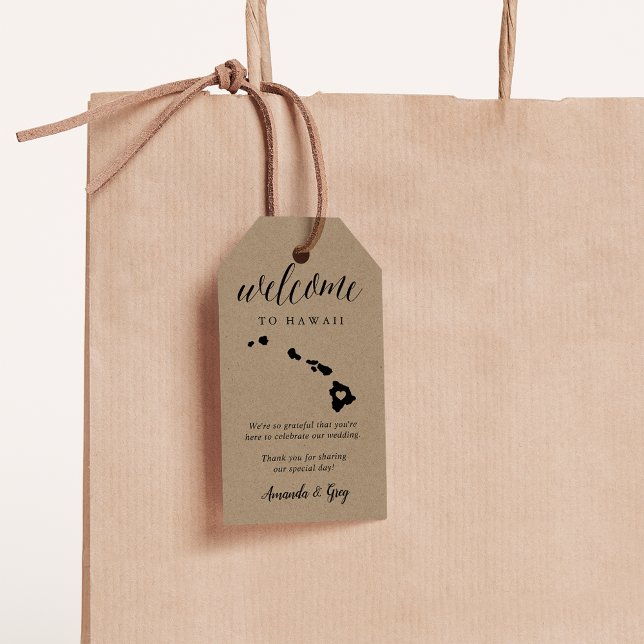 Hawaii Wedding Welcome Geschenkanhänger (Von Creator hochgeladen)