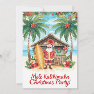 Hawaii-Weihnachtsfeier Hawaii „Mele Kalikimaka!“  Einladung