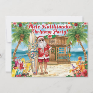 Hawaii-Weihnachtsfeier Hawaii „Mele Kalikimaka!“ Einladung
