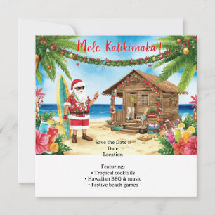 Hawaii-Weihnachtsfeier Hawaii „Mele Kalikimaka!“ Save The Date