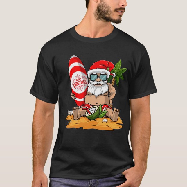 Hawaii Weihnachtsgeschenk T-Shirt (Vorderseite)