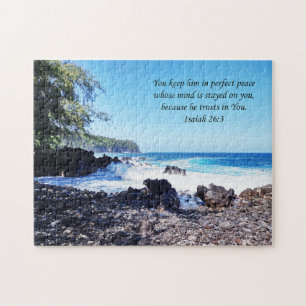Hawai'i Windward Seite mit Schrift Puzzle